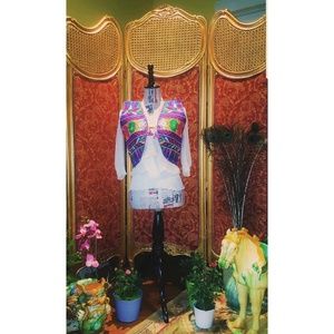 🇮🇳 Koti Banjara vest with tribal designs.